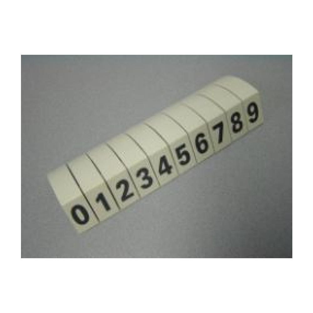 Set Cijfers Gray (10 Pieces)