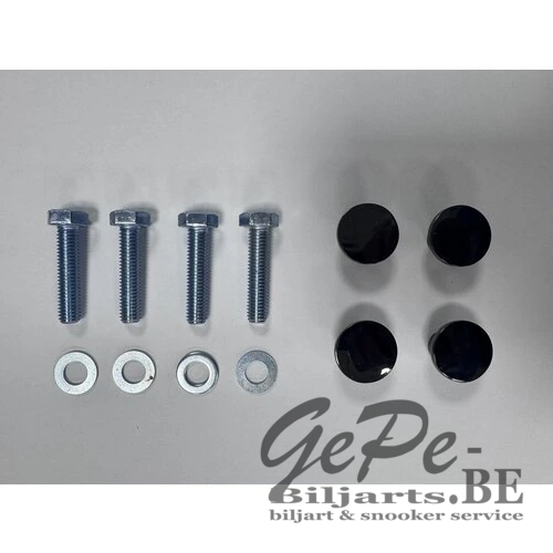 [008540003] set van 24 buttons nickel for mounting Pocket Liners (Black)