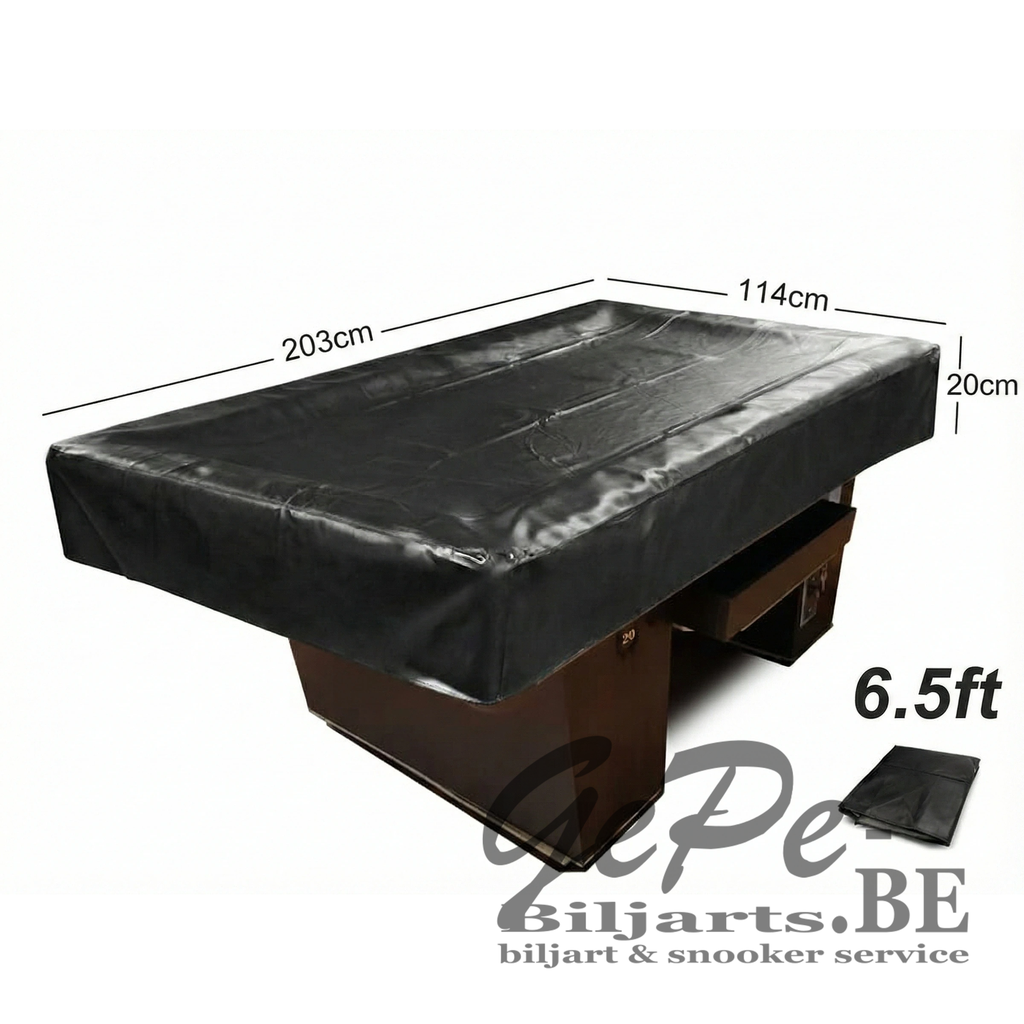 [058700000] Afdekzeil Zwart Dik met Ruglaag 6,5ft