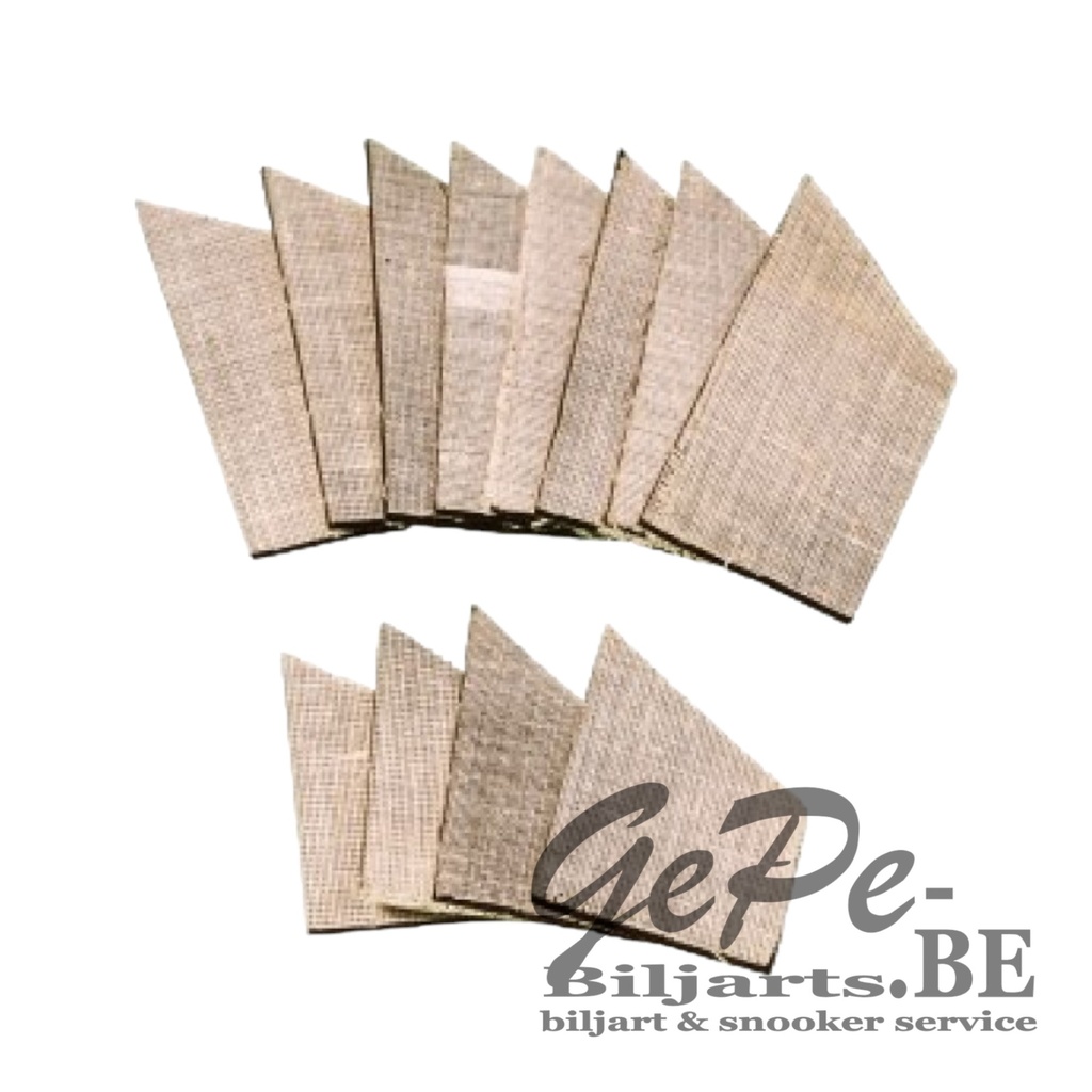 Ensemble de caoutchoucs de finition de bande