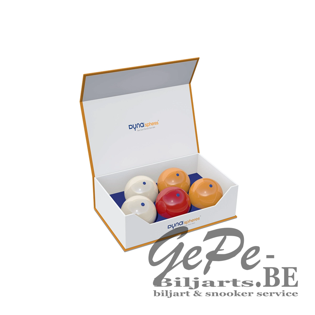 [059120000] Ballenset DynaSpheres Carom Gold Club 61,5mm