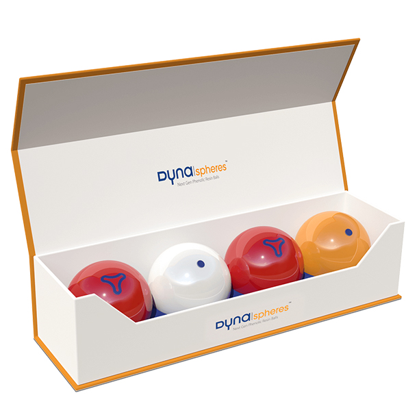[059130000] Juego de bolas DynaSpheres Carom Gold Korea 63,1mm