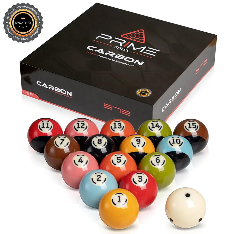 [059330000] Juego de bolas pool – DynaSpheres Pool Prime Carbon (57,2 mm)