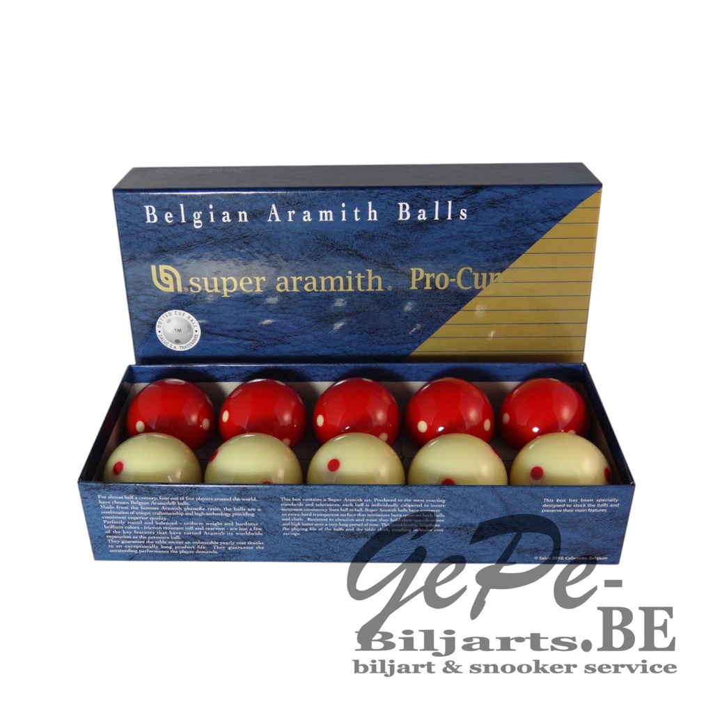 [005810002] Set di bilie golf biliardo – Super Aramith Pro-Cup (61,5 mm)