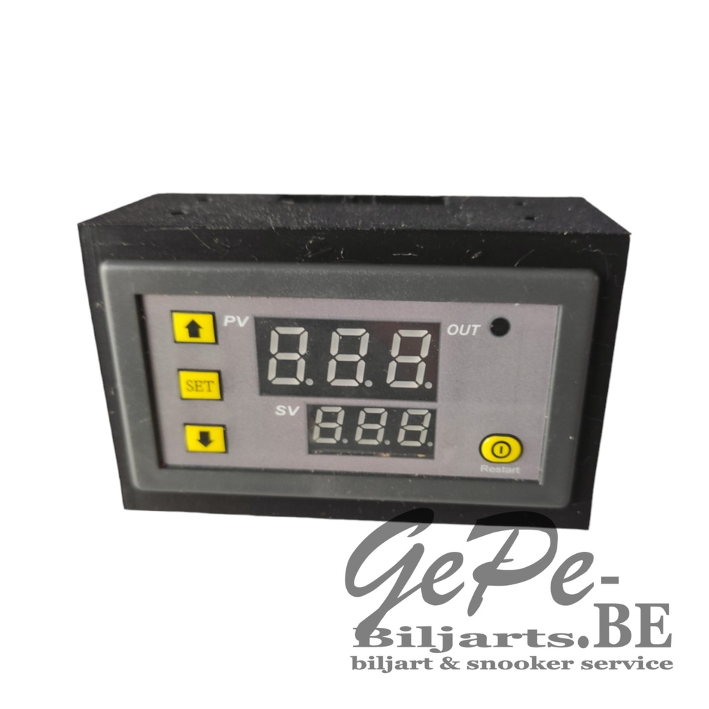 [GPB-HEA-0005] controlepaneel met digitale thermostaat