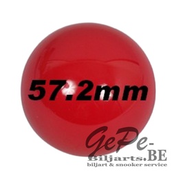 [GPB-BAL-206] Boule de billard pool 57,2mm rouge